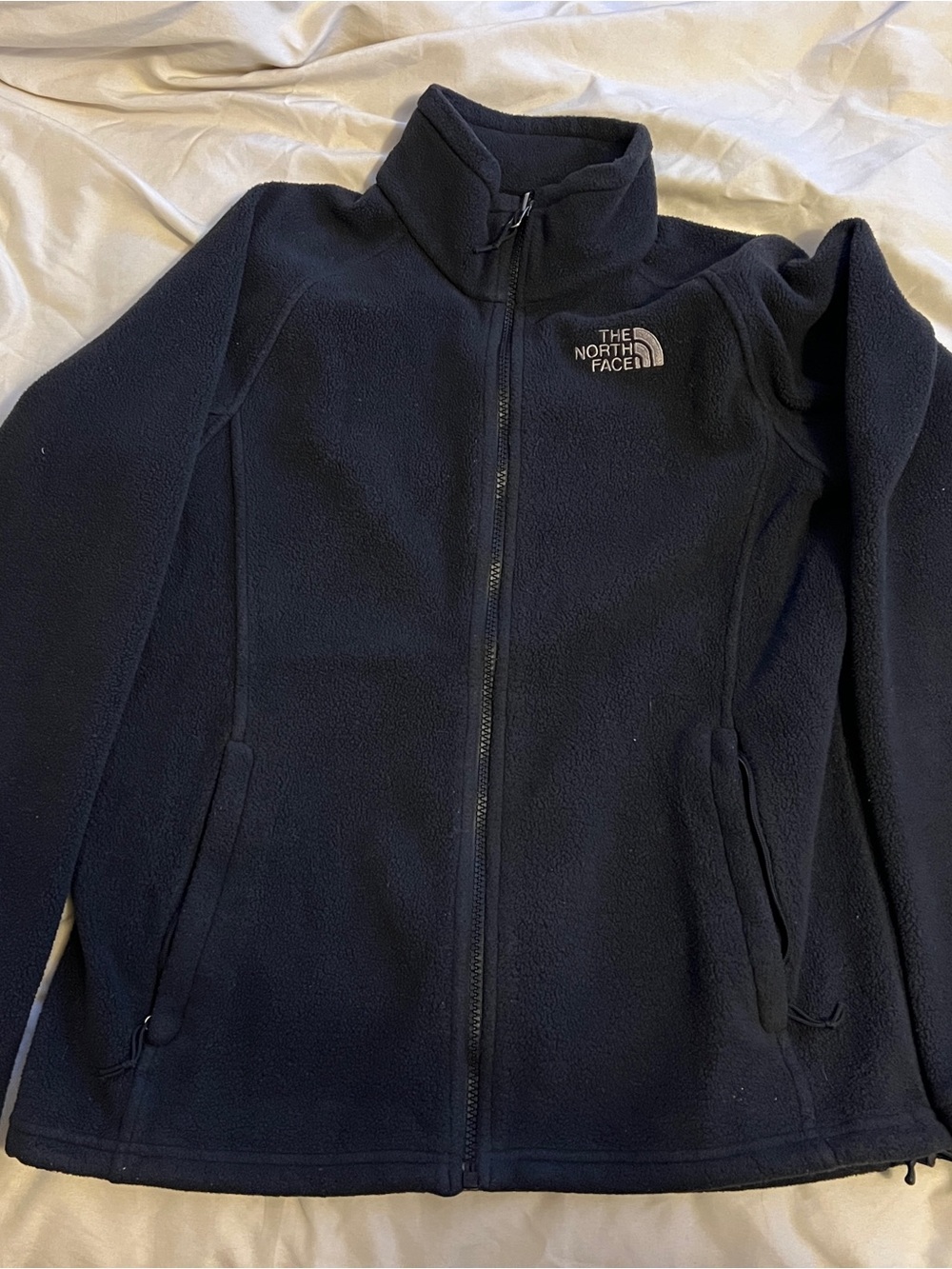 The North Face Women’s Black Full-Zip Teddy Fleece Jacket